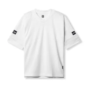 Weekend Ready DurableStitching 0772. SilverPlus? Mesh Oversized Jersey - White
