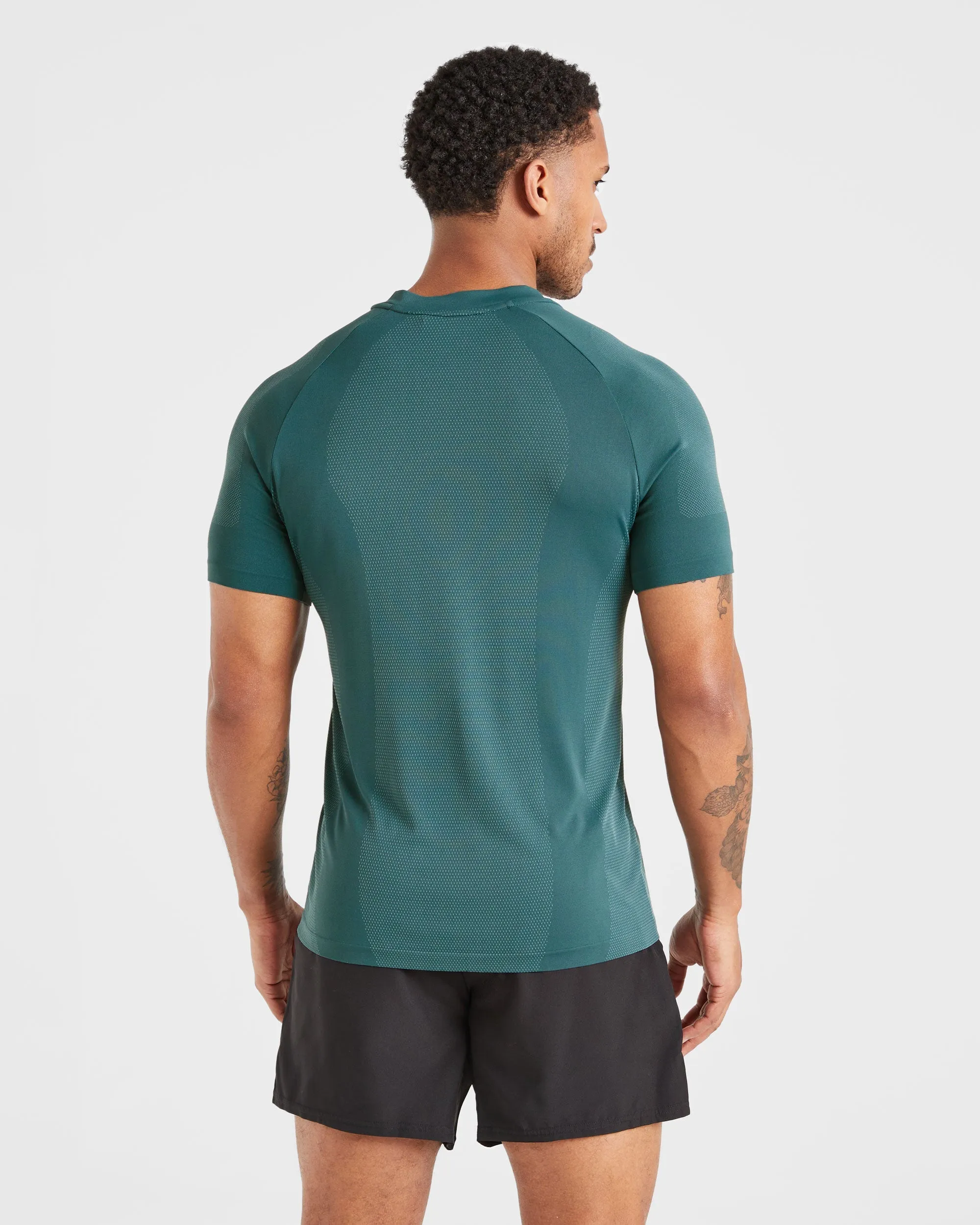 informal gathering Biodegradable Options Attain Seamless T Shirt - Pine Forest