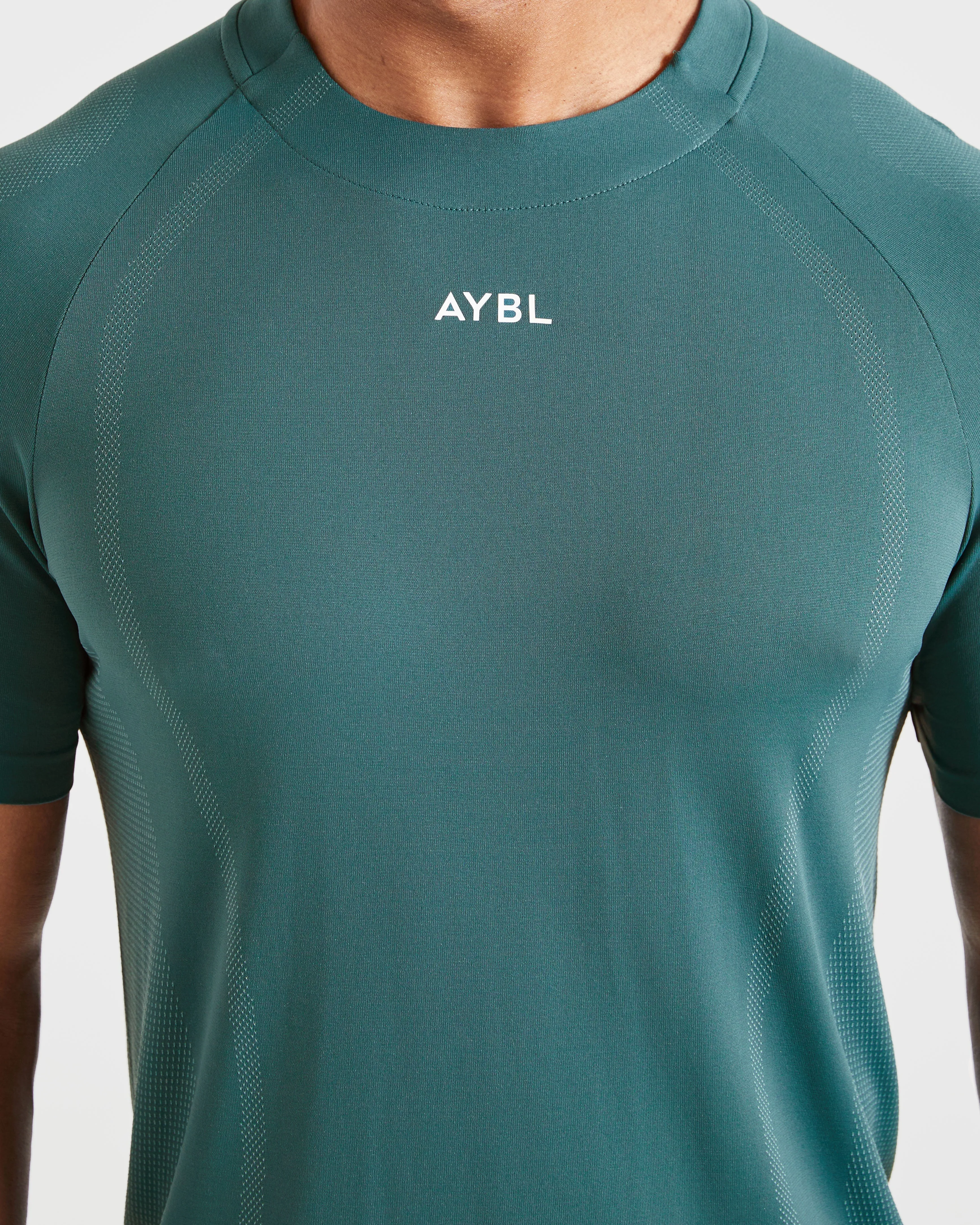 Attain Seamless T Shirt - Pine Forest Street Casual Summer Style