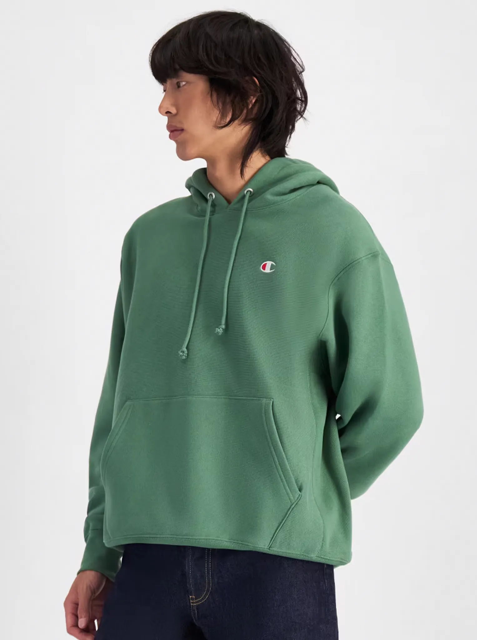 Lifestyle Mode Photography Ready Reverse Weave C Logo Hoodie