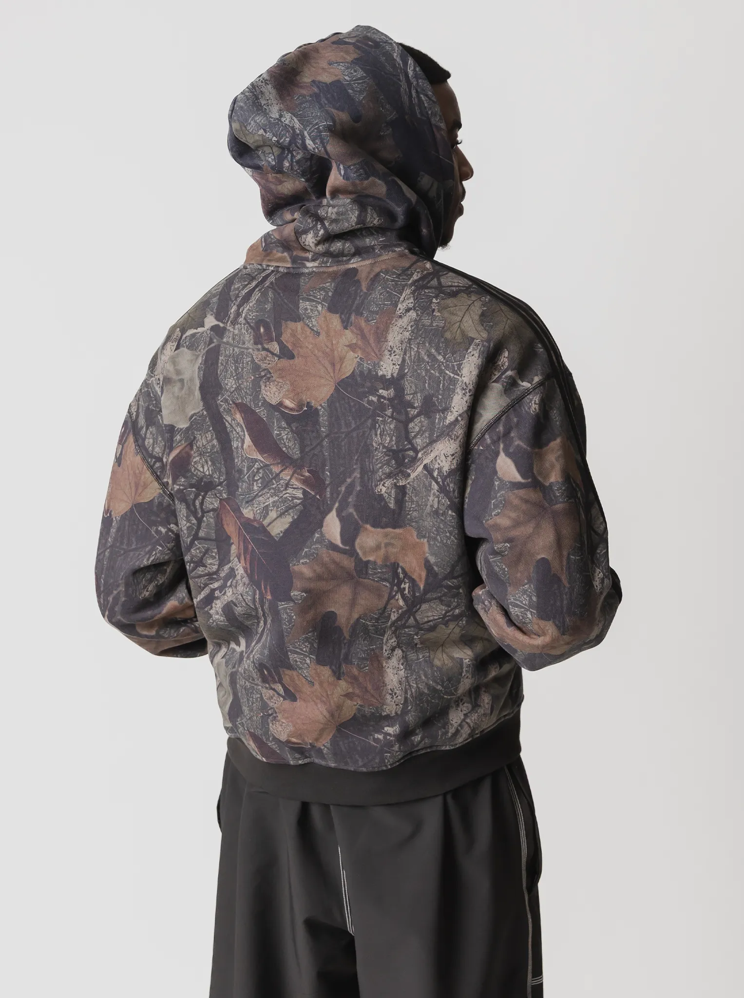 Camo Full-Zip Hoodie Hare like