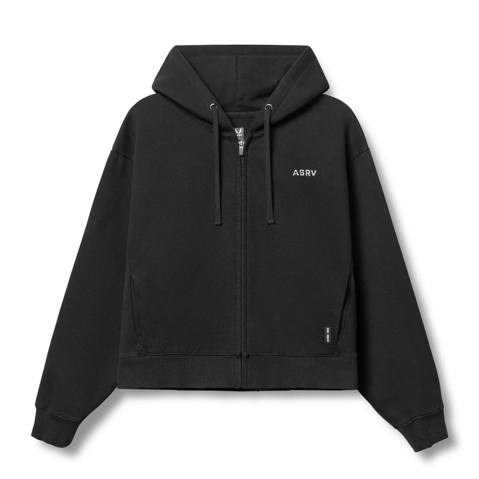Cinco de Mayo wear 0843. Tech Essential? Distressed Full Zip Hoodie - Black