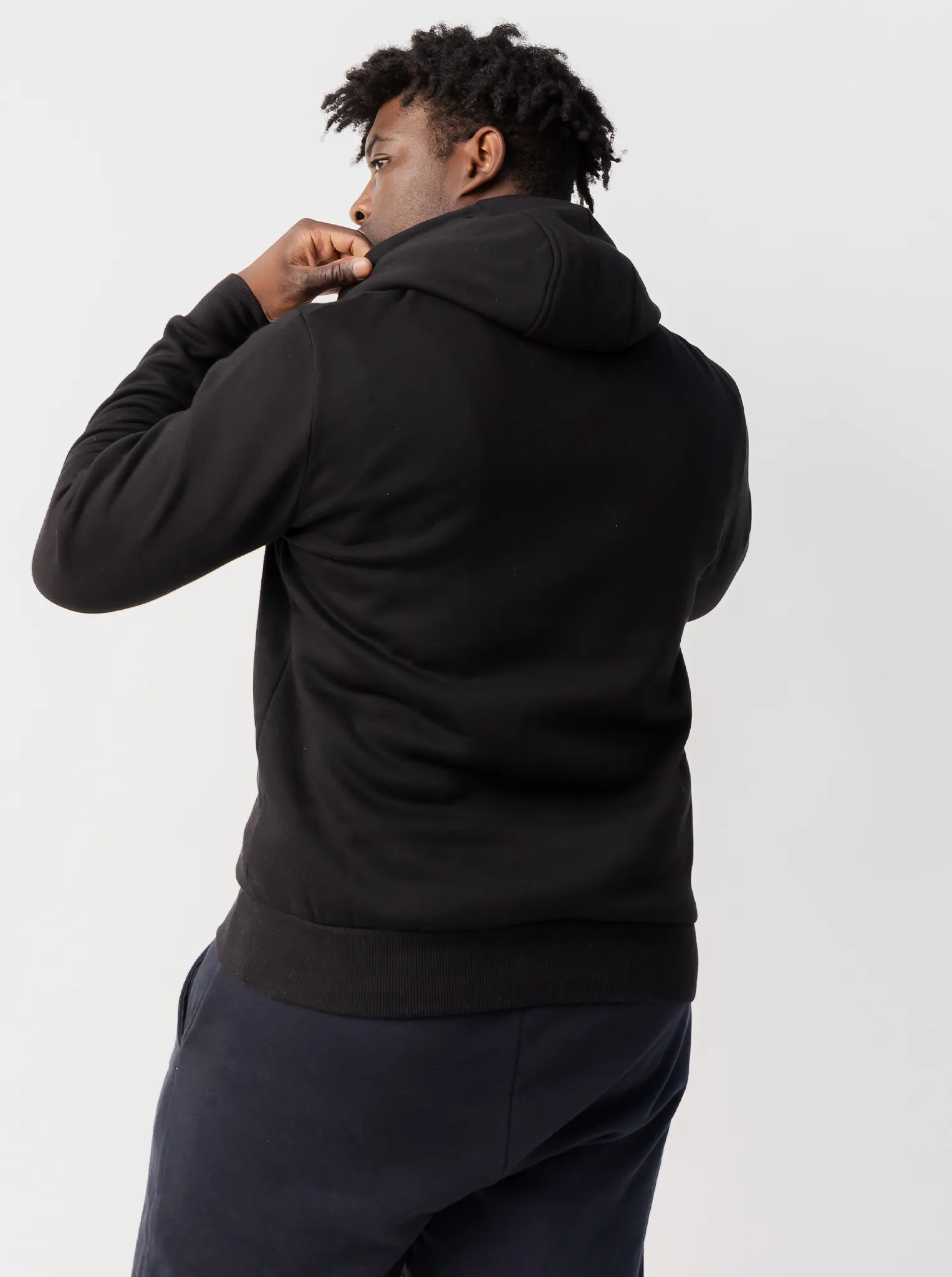 Branded Hoodie Stretchable Waistband