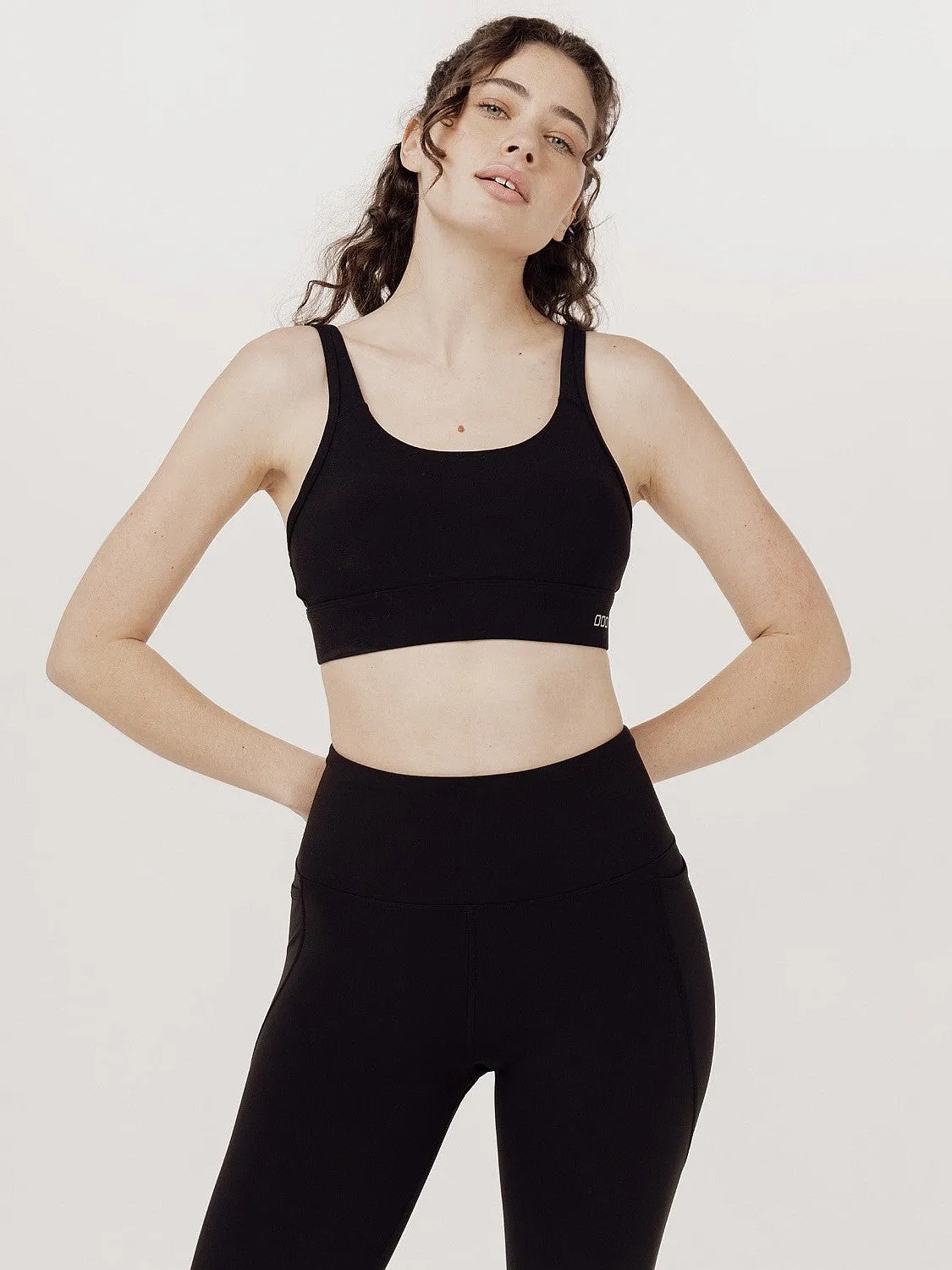 Vegan Leather Pilates wear Amy Maximum Support Bra