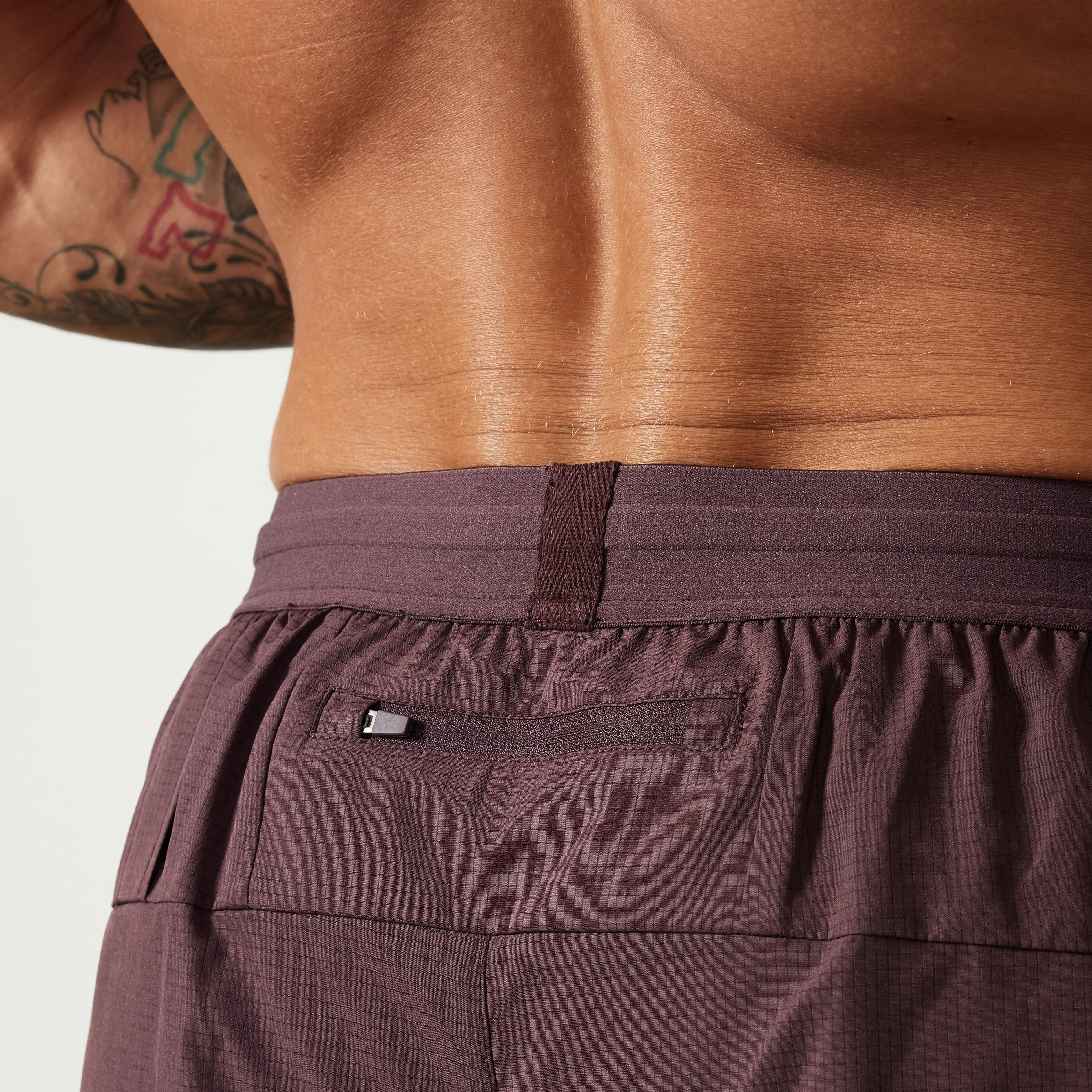Vanquish Utility Plum Performance Shorts Active Style