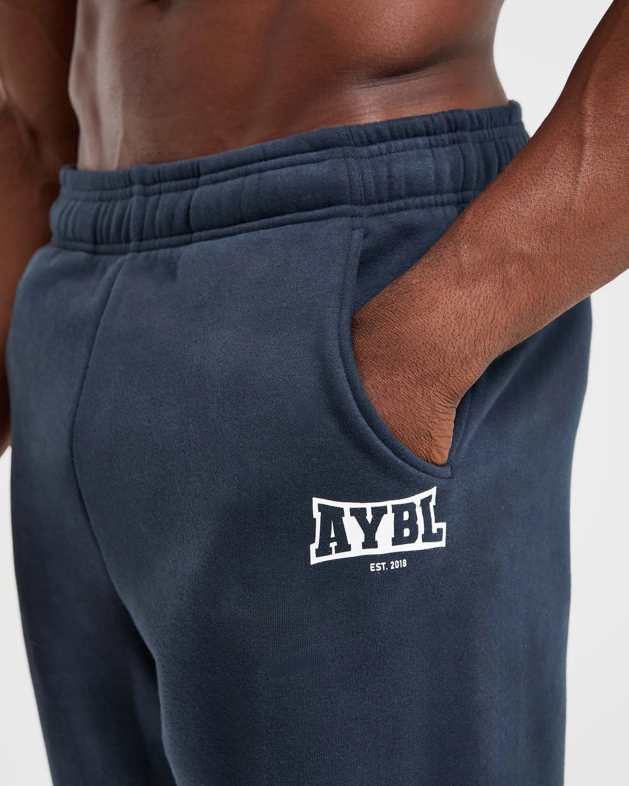 Academy Oversized Joggers - Navy Lightweight Flex Eco Dye Process