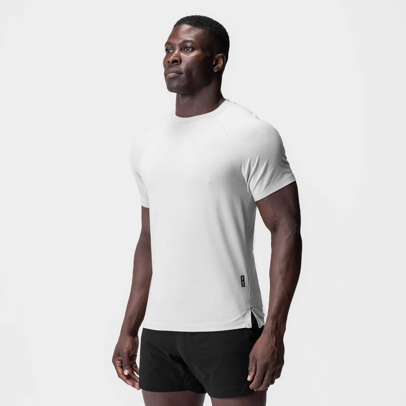 Lightweight Look Fresh Vibes 0919. Supima? Fitted Tee - White