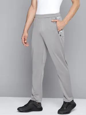 Alcis Men Grey Solid Slim Fit Track Pants Casual Style MachineWashable