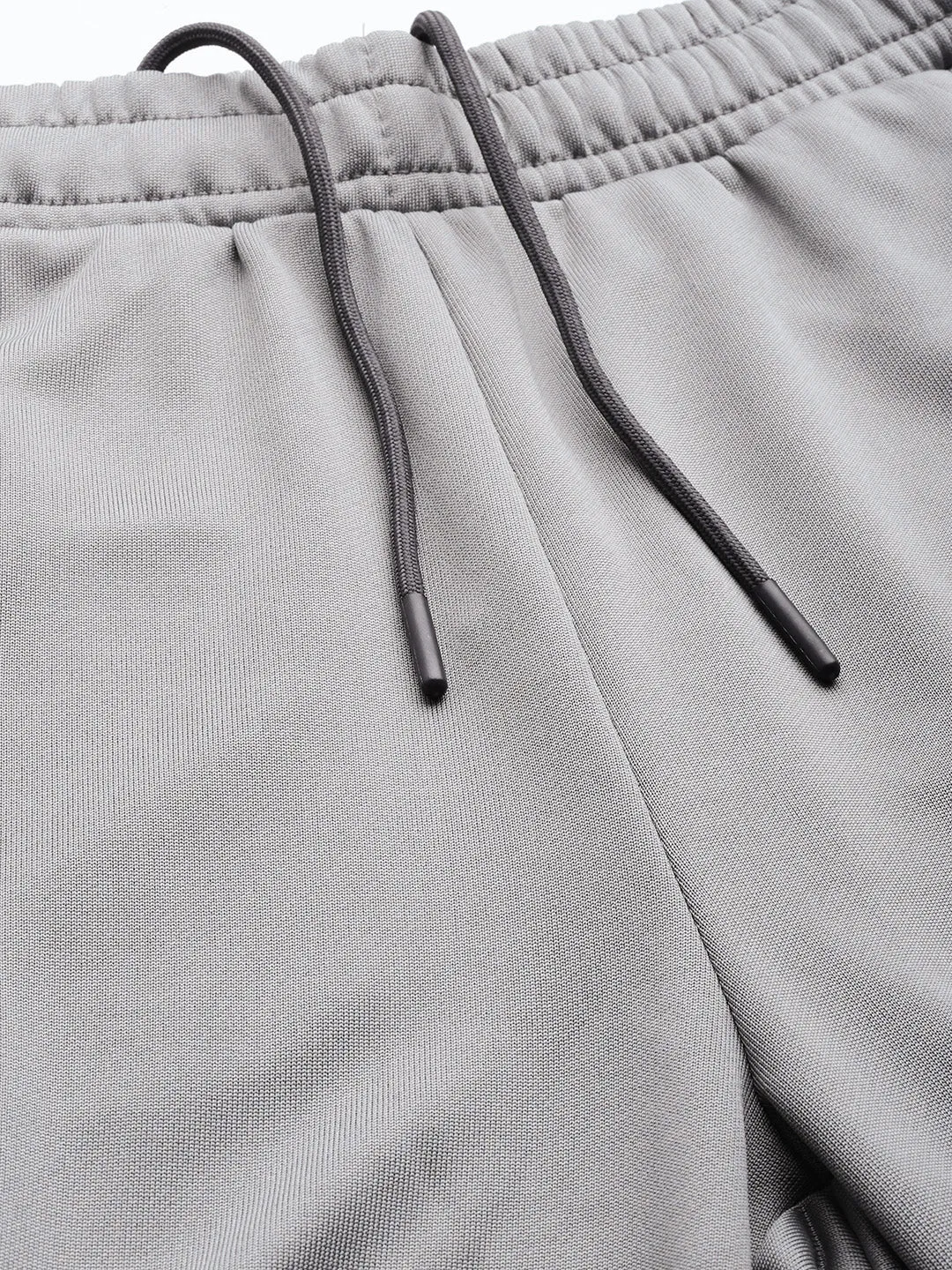 Alcis Men Grey Solid Slim Fit Track Pants All weather StretchWaistband