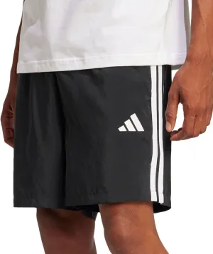 garden party wear Durable Hem Finishing adidas Essentials 3 Stripes Chelsea Mens Training Shorts - Black