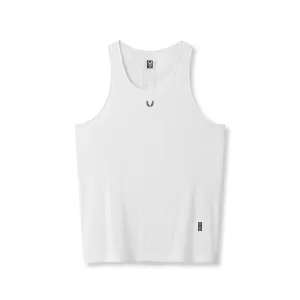 Desert use 0949. Laser-Vent? Singlet Tank - White