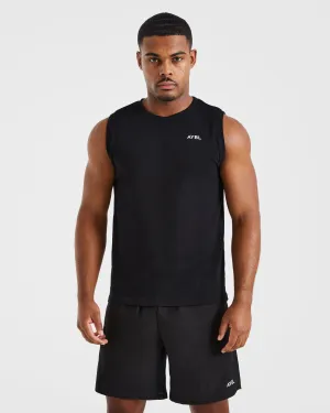 Flexible Style Essential Tank - Black quick dry