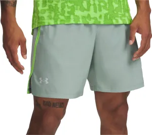 Flexible Mobility QuickAdjustStraps Under Armour Launch 7 Inch Mens Running Shorts - Green