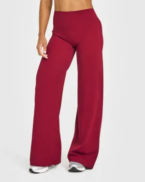 Simple Style SoftMotion? Straight Leg Bottoms | Ruby Red WaterRepellent Finish