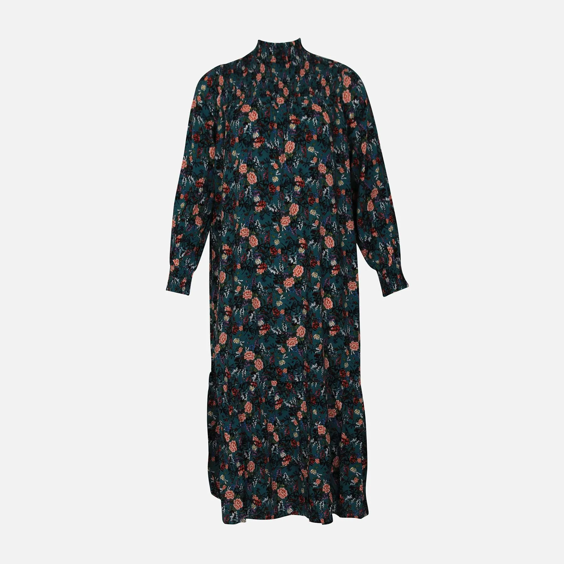 ThermalRegulation Party Ready N LADIES LEAF WOVEN DRESS