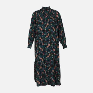 N LADIES LEAF WOVEN DRESS Smooth Edge Binding