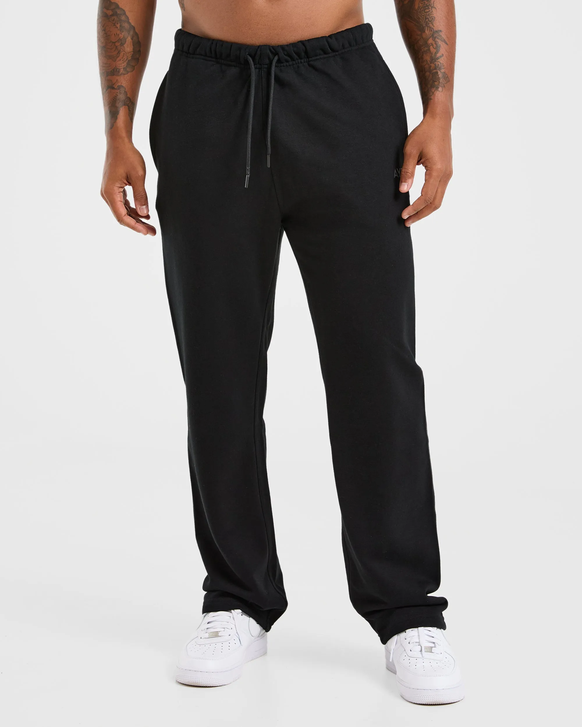 Non Binding Cuffs Quick Flex Craft Oversized Straight Leg Joggers - Black