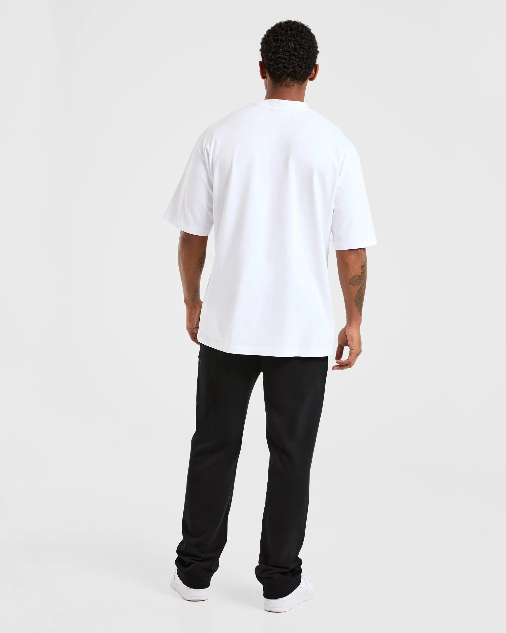 BreathableMeshLining Craft Oversized Straight Leg Joggers - Black