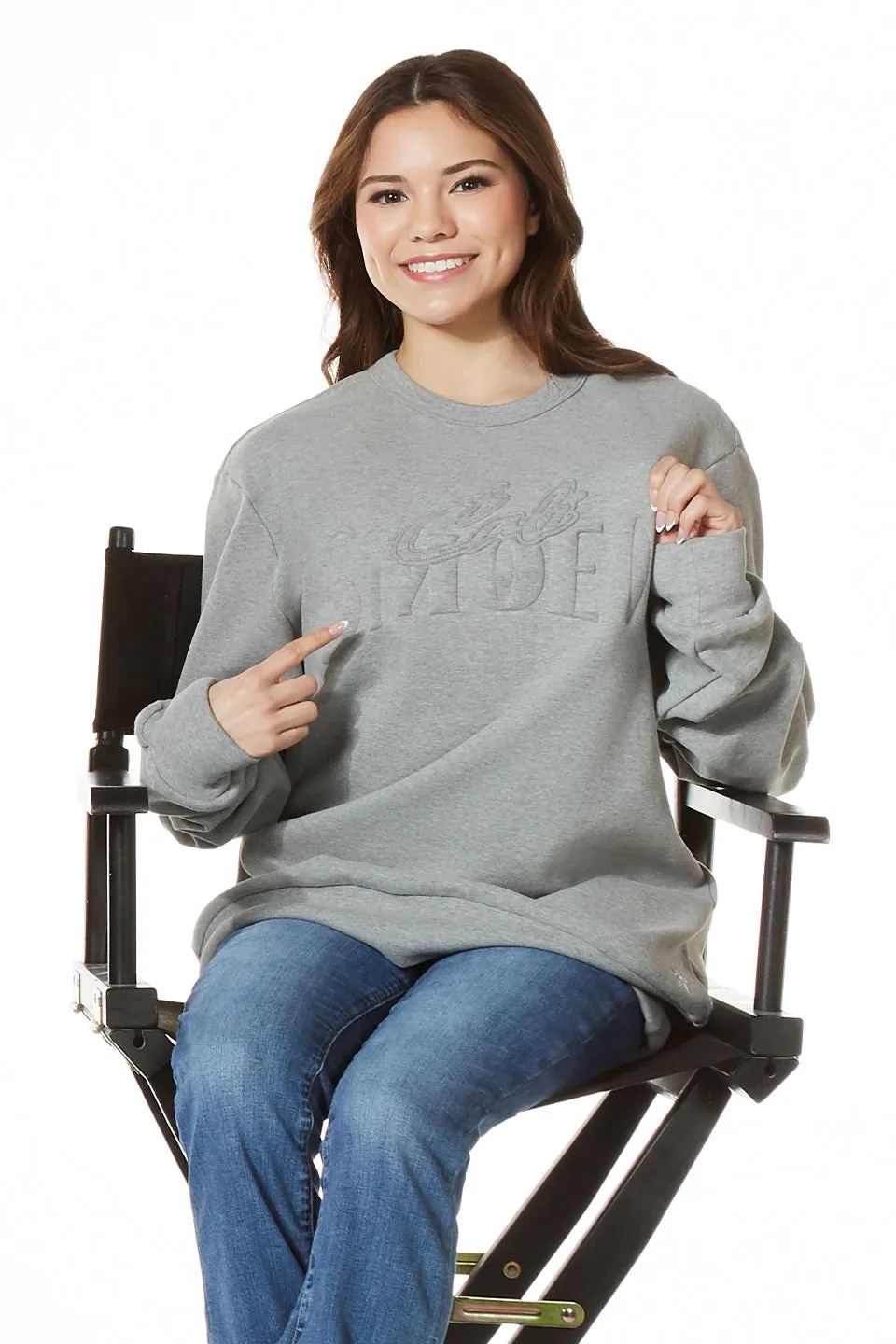 Club SMOED Pullover in Gray NonRestrictiveSilhouette
