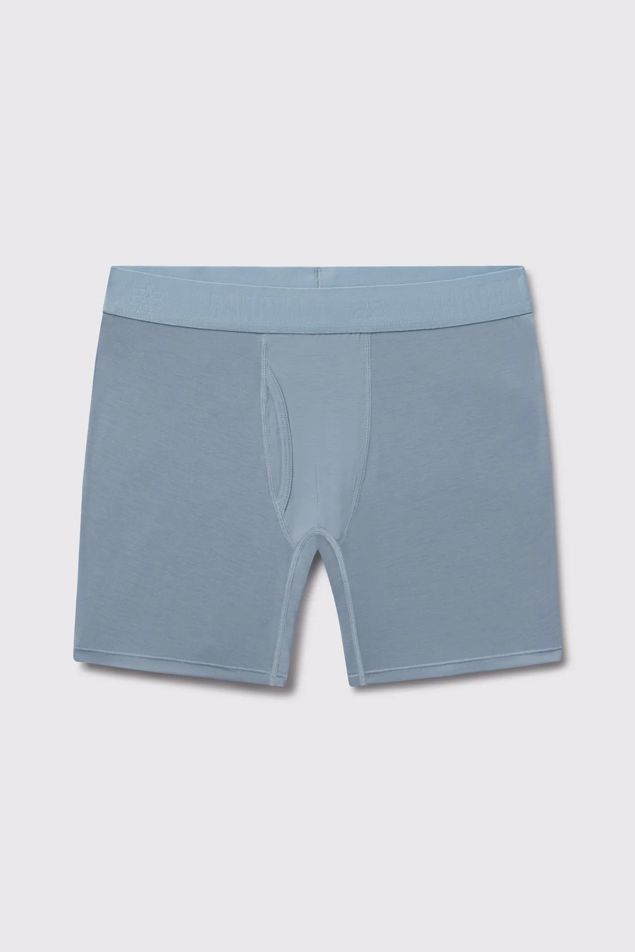 Arid Bamboo Brief - Glacier - photo from front flat lay #color_glacier