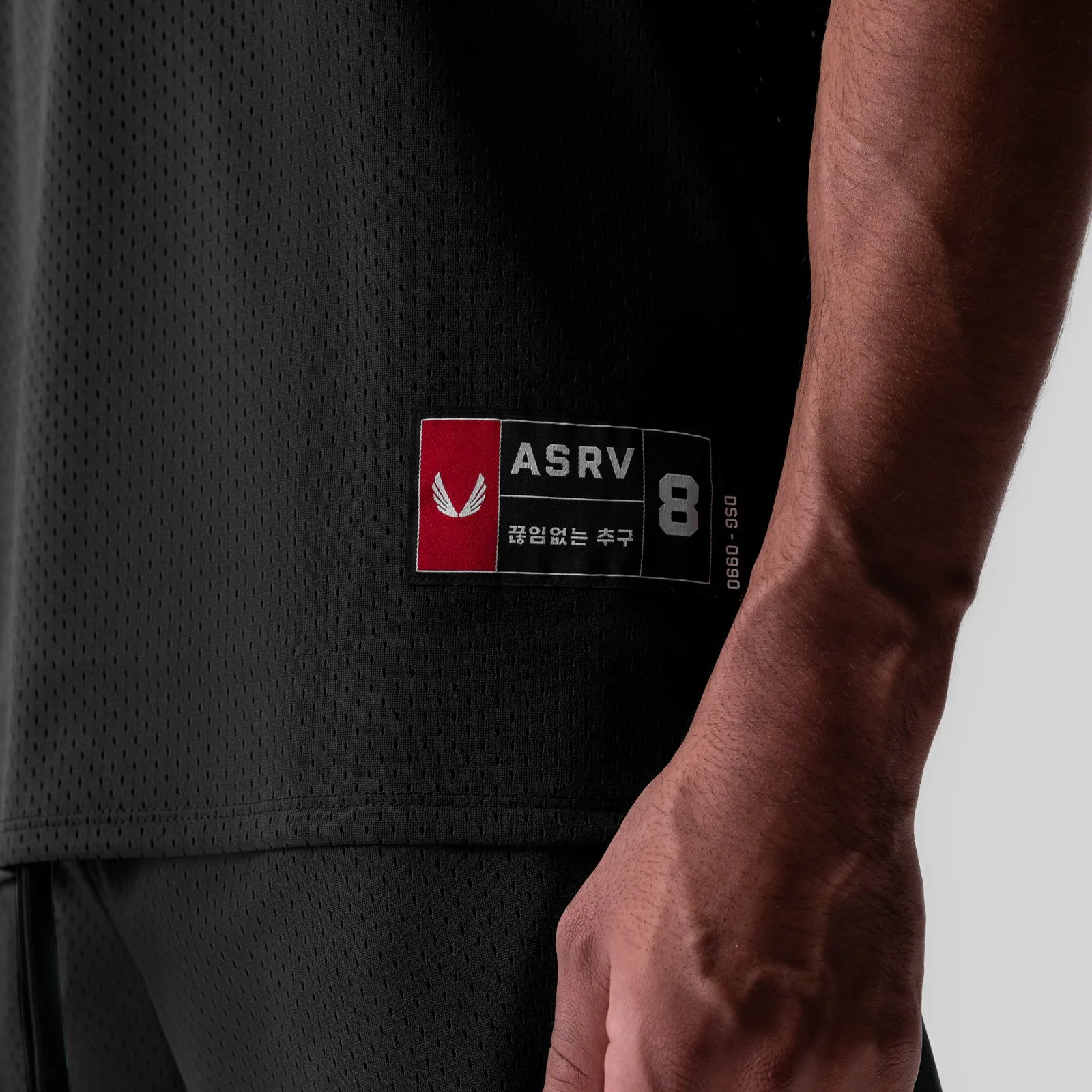 suitable for miners 0990. Ion-Mesh Basketball Jersey - Black
