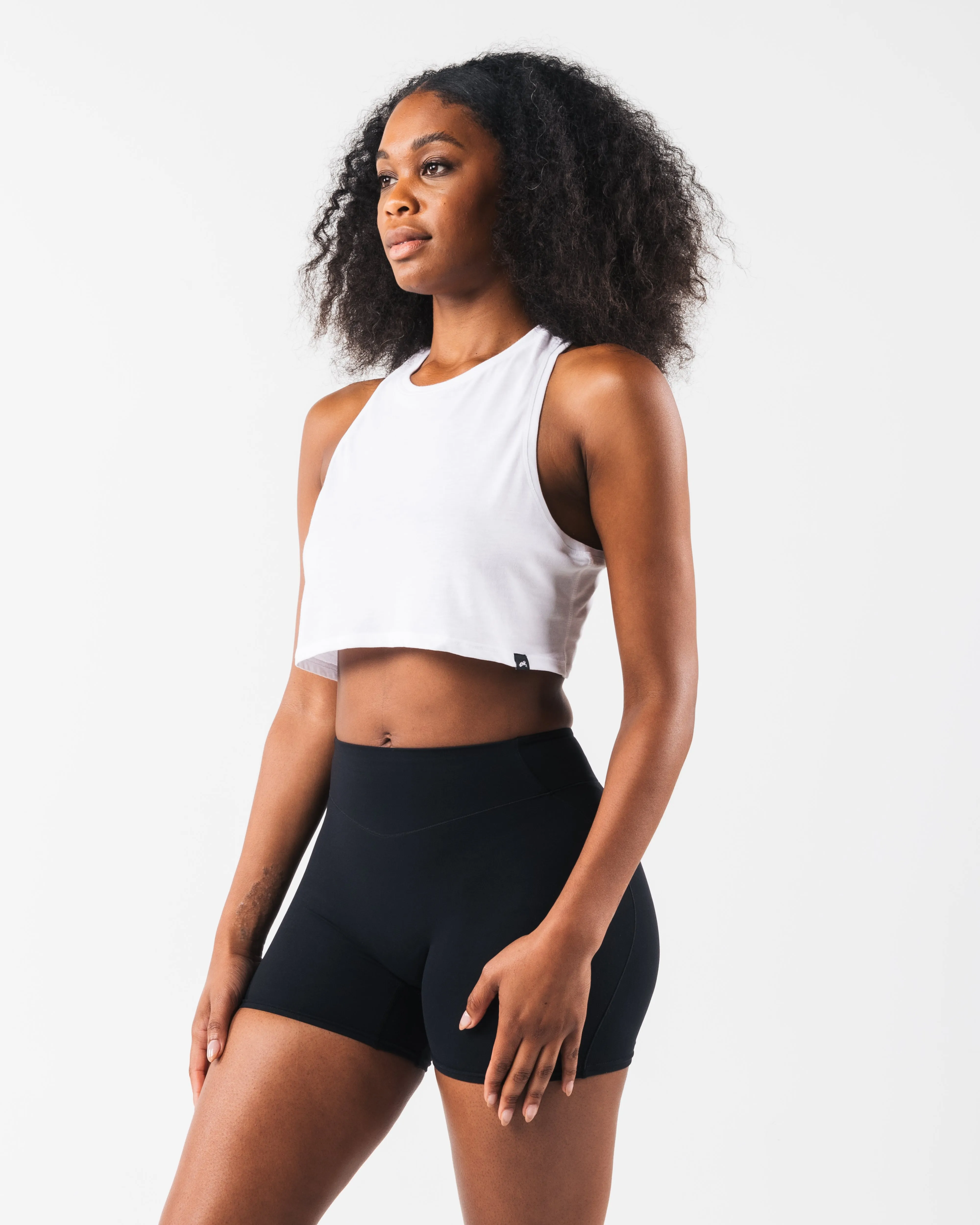 LDB Muscle Tank - Optic White Multi Layer Protection Ribbed Texture Finish