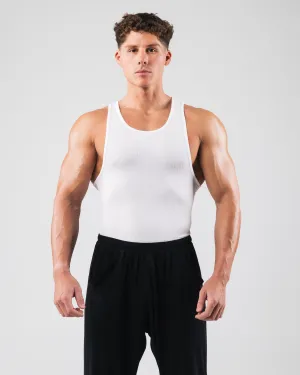 transportation purpose Zero Ribbed Tank 2pk - White