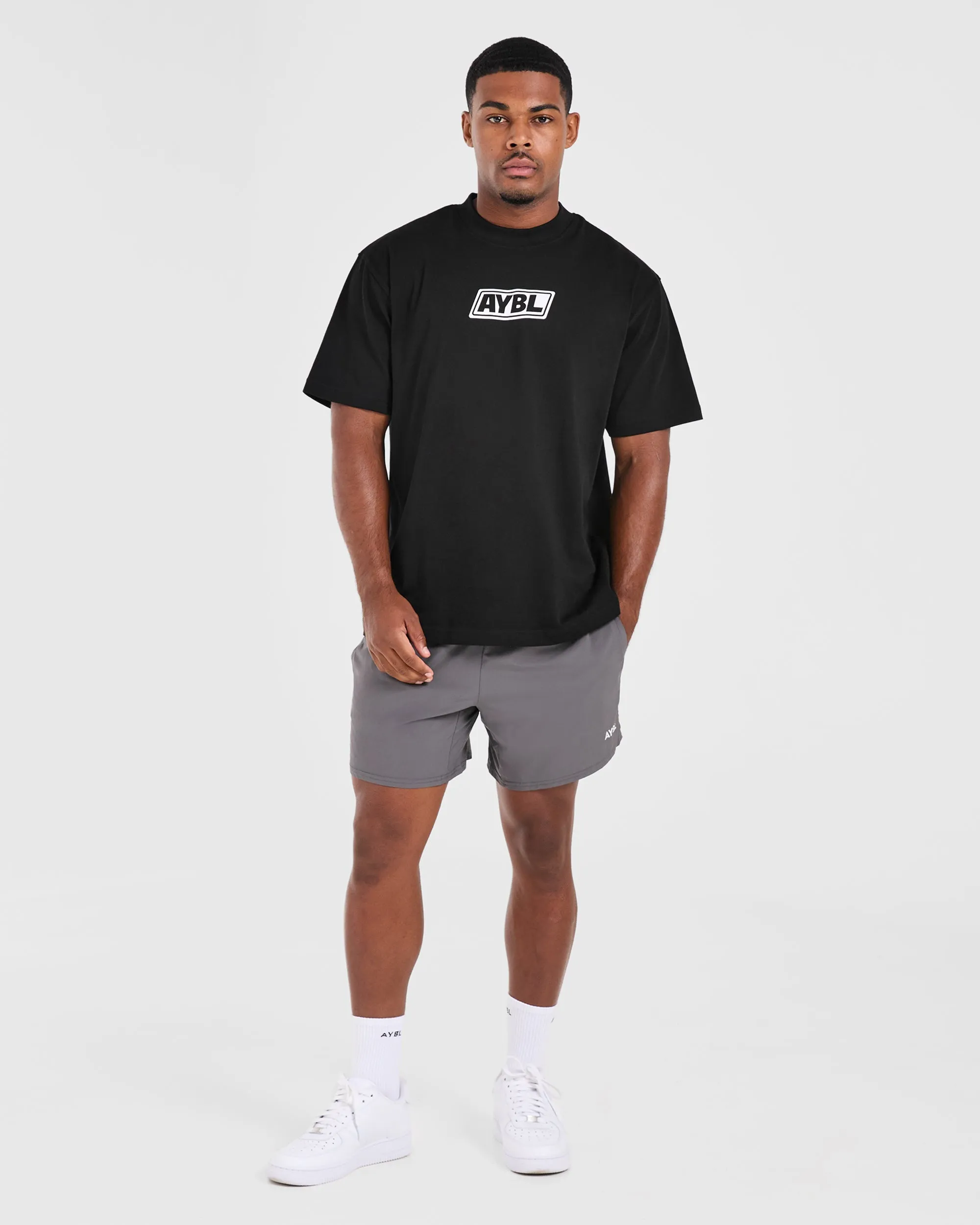 Retro Oversized T Shirt - Black Oversized Cut Animal print wildness