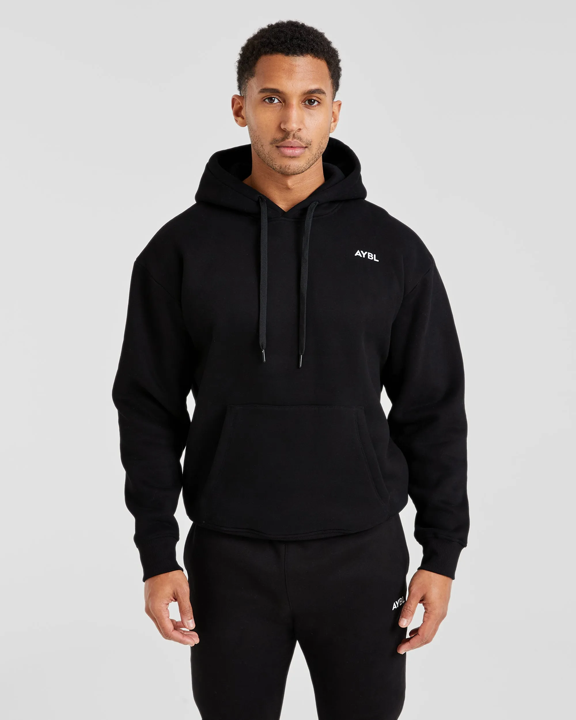Comfortable clothing Essential Hoodie - Black