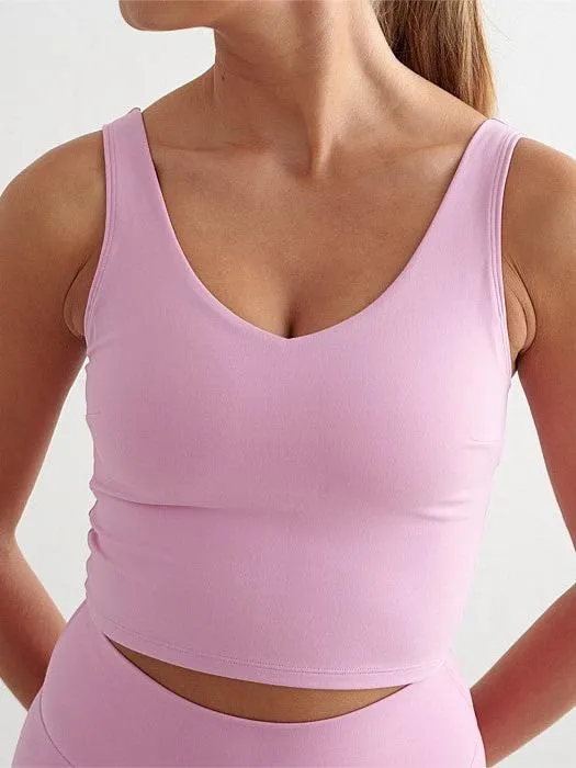 Summer Mood camping clothes Peony Pink Sense Bralette