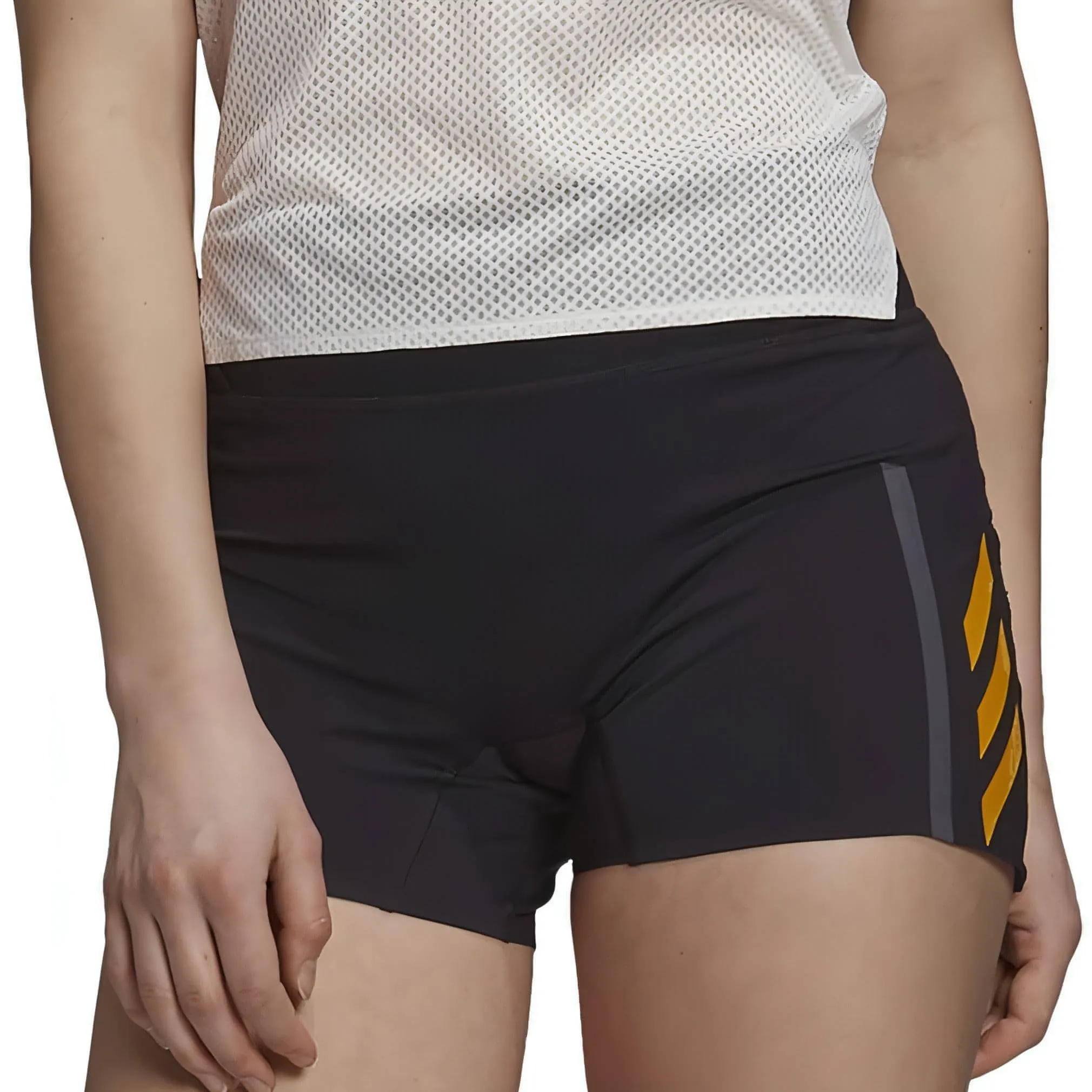adidas Terrex Parley Agravic Womens Trail Running Short Tights - Black Coastal Style Quick Dry Material