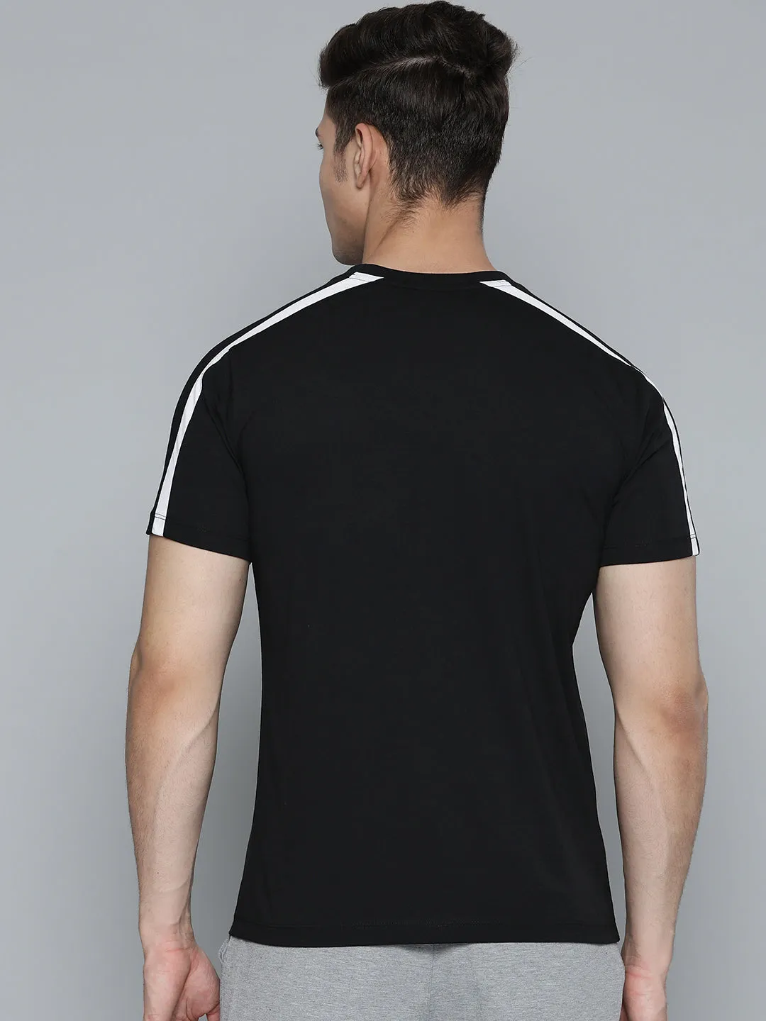 Alcis Men Black Pocket Detailing T-shirt Dream Core