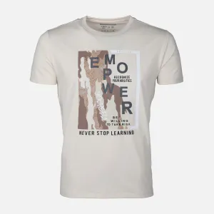 MEN T-SHIRT ROUND NECK REGULAR FIT CrossBackStructure
