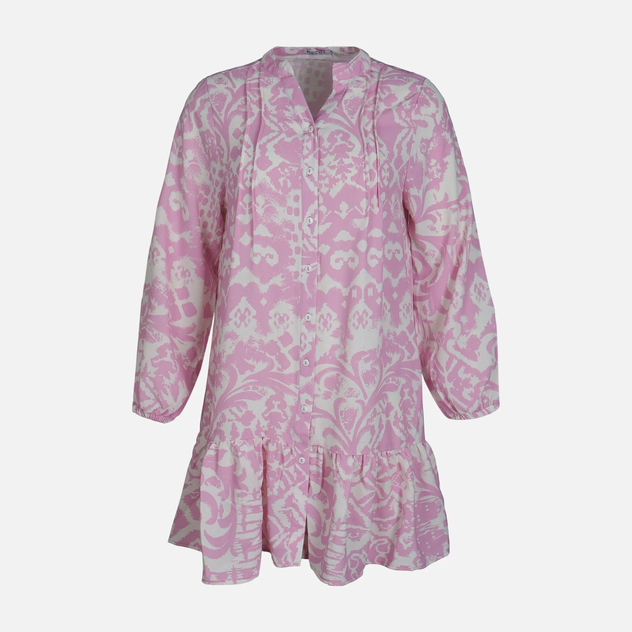 Date Vibe Joyful Mood WOMEN LONG SLEEVE MIDI DRESS