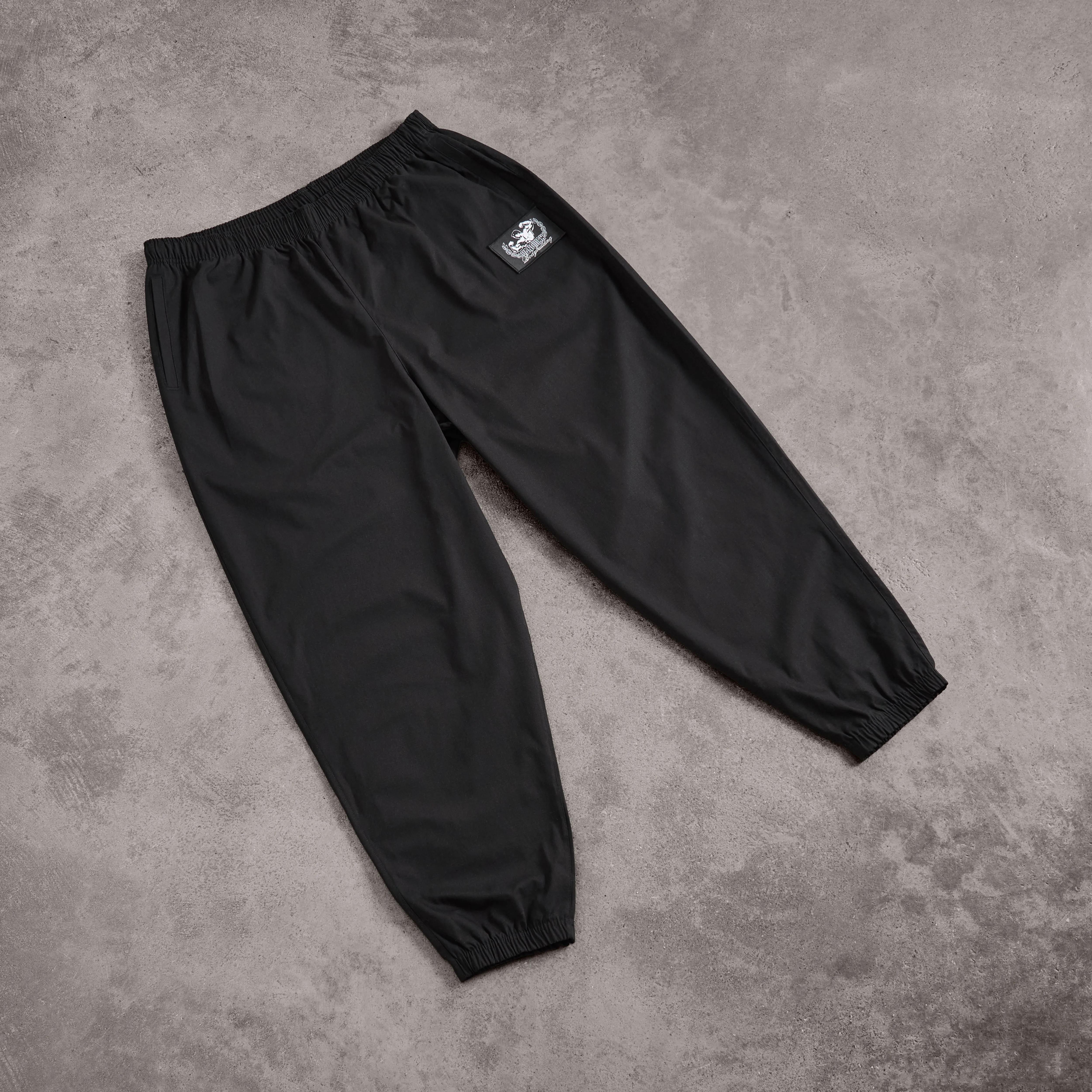 Vanquish Bodybuilding Black Lifting Pants Hidden pockets Flexible Fabric
