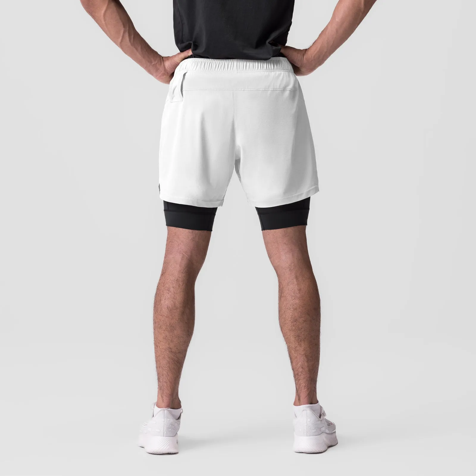snowboarding apparel Fresh Look 0784. Ultralite? 6" Liner Short - White/Black