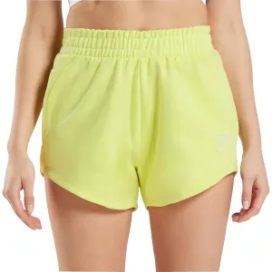 Gymshark Womens Training Sweat Shorts - Yellow Cargo shorts