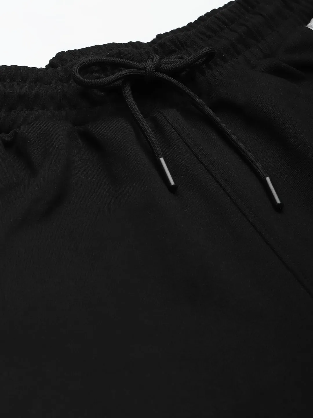 Durable Seam Construction Alcis Men Black Slim Fit Solid Running Joggers