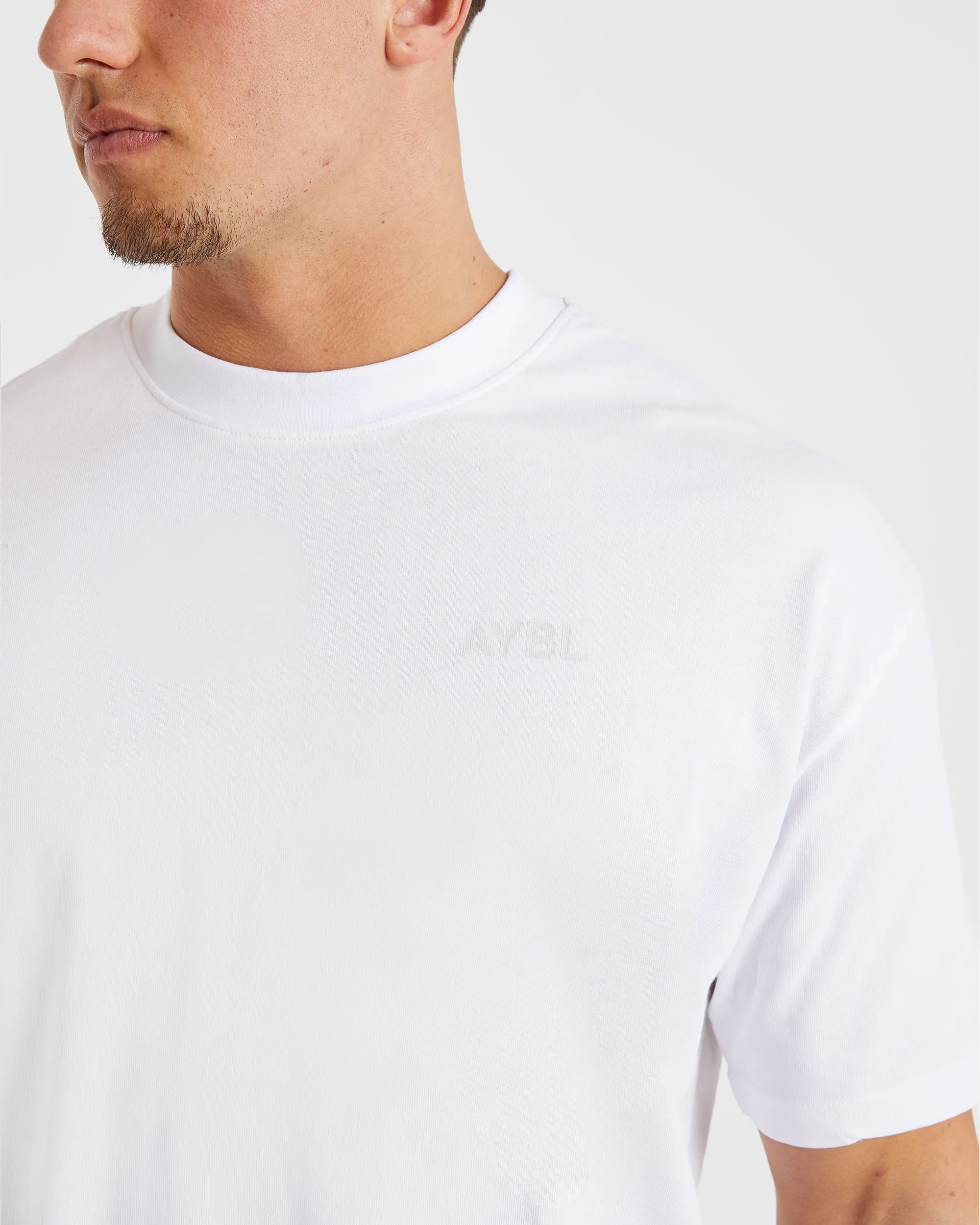 Essential Oversized T Shirt - White Daily Outfit