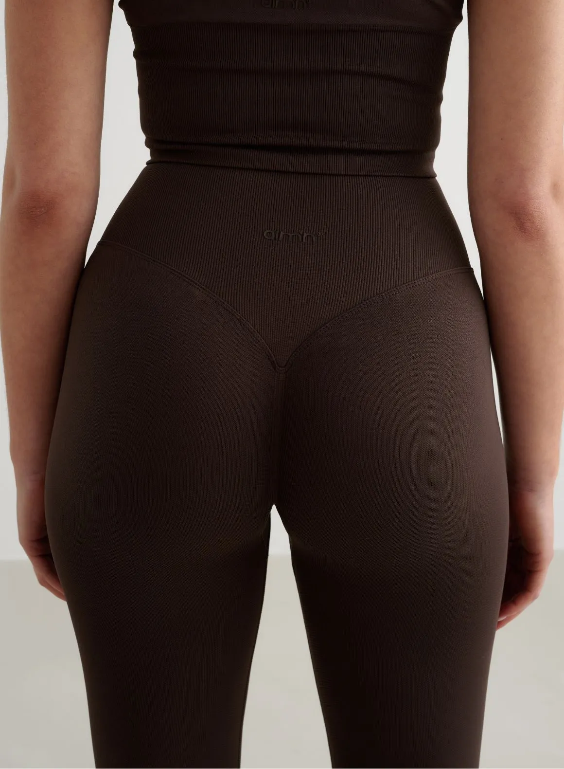 Chocolate Shape Seamless Tights Breathable Leggings Material Non Roll Waistband