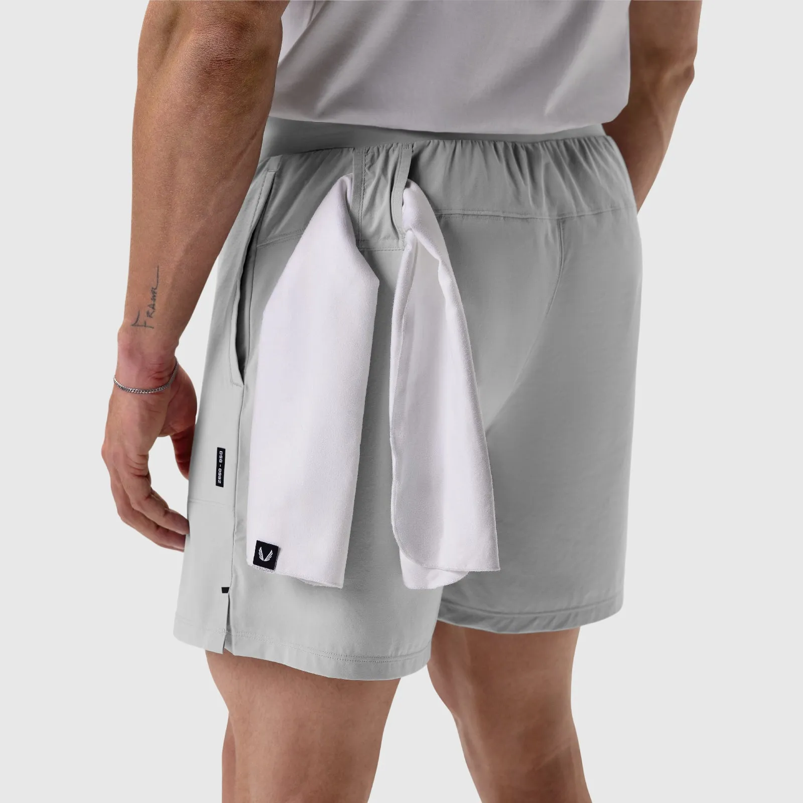 Roll Resistant Waist 0992. Aerotex? 6" Training Short - Slate Grey