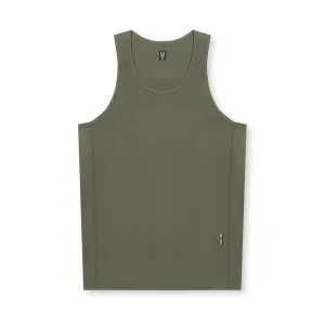 Layered Side Panels Defense - focused 0754. AeroSilver? Training Singlet - Olive