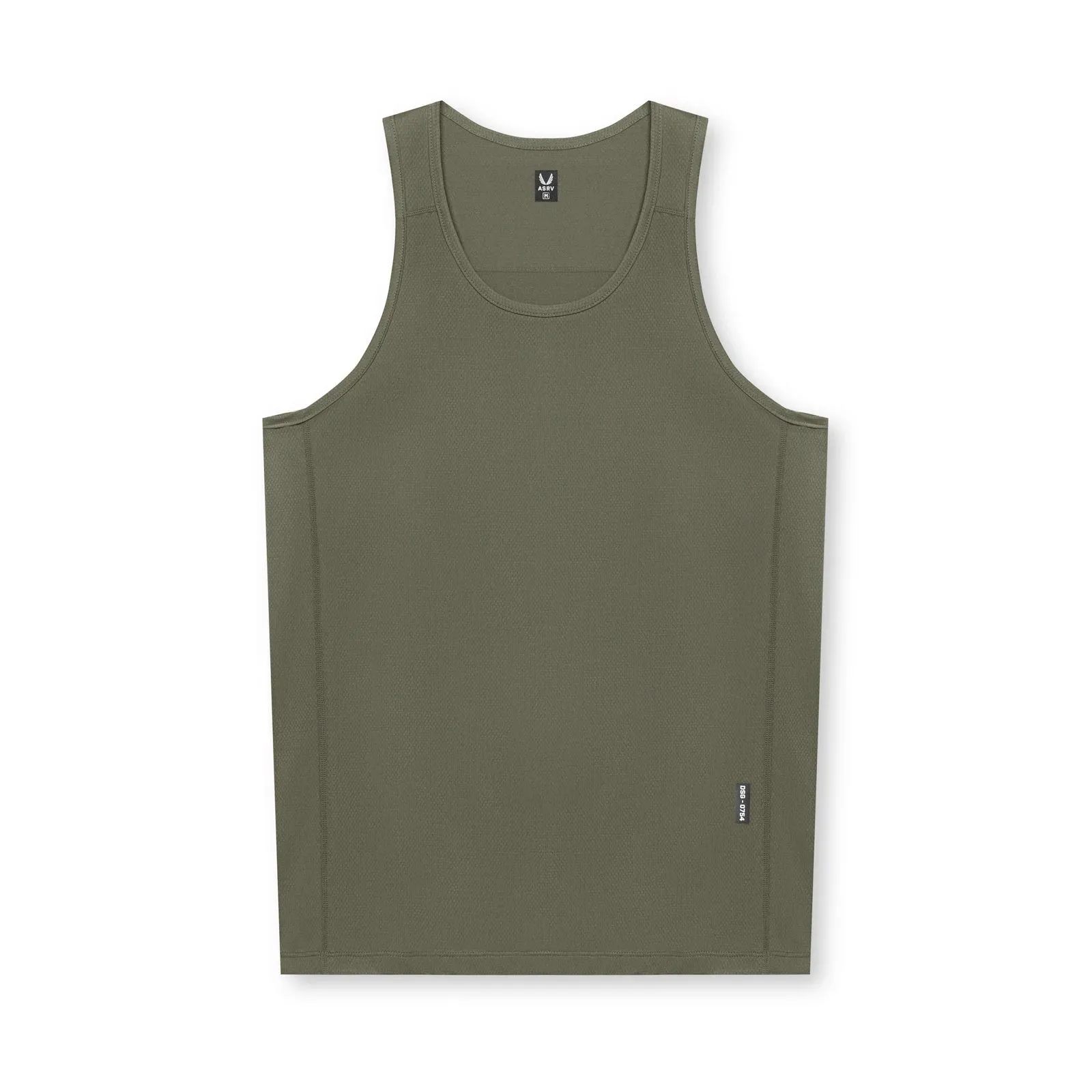 Layered Side Panels Defense - focused 0754. AeroSilver? Training Singlet - Olive