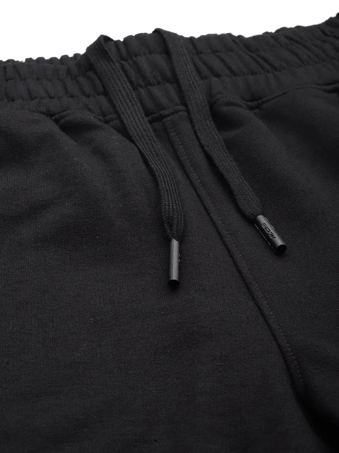 Non Binding Waist Slip Resistant Alcis Men Mid-rise Solid Joggers Track Pants