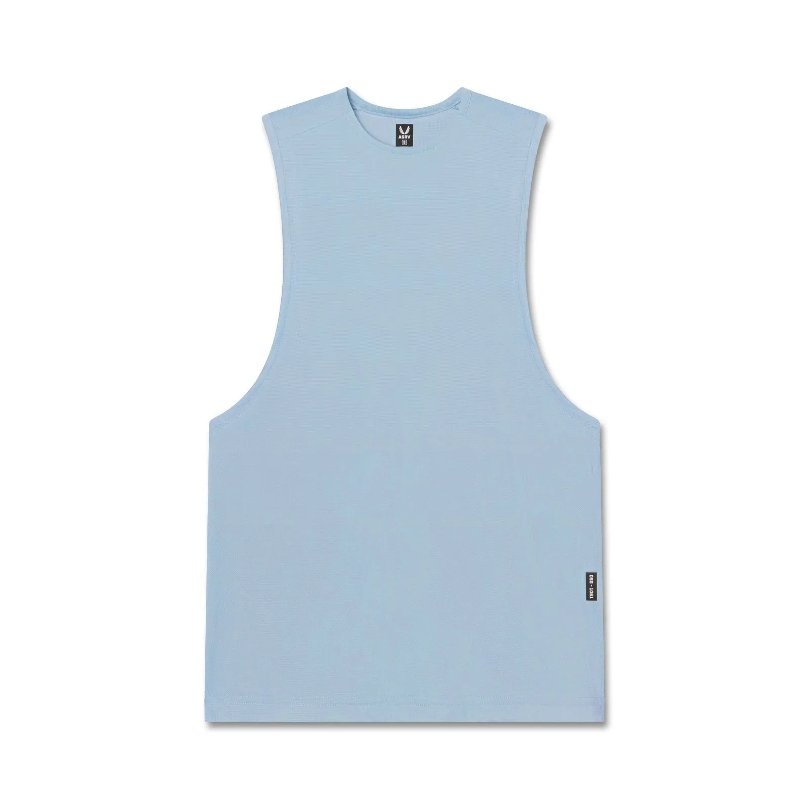 1061. Ice-Skin? Muscle Tank - Light Sky Stretch Panels