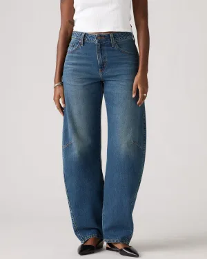 Levi's? Womens Baggy Dad Barrel Loose Fit Jeans - Most Wanted Brunch Outfit Traveler Gear