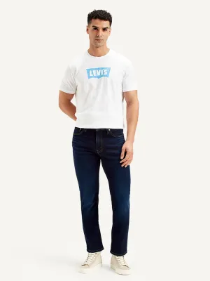 Beach Day Breathable All Around Fit Men's 511 Navy Blue Slim Fit Mid Rise Jeans