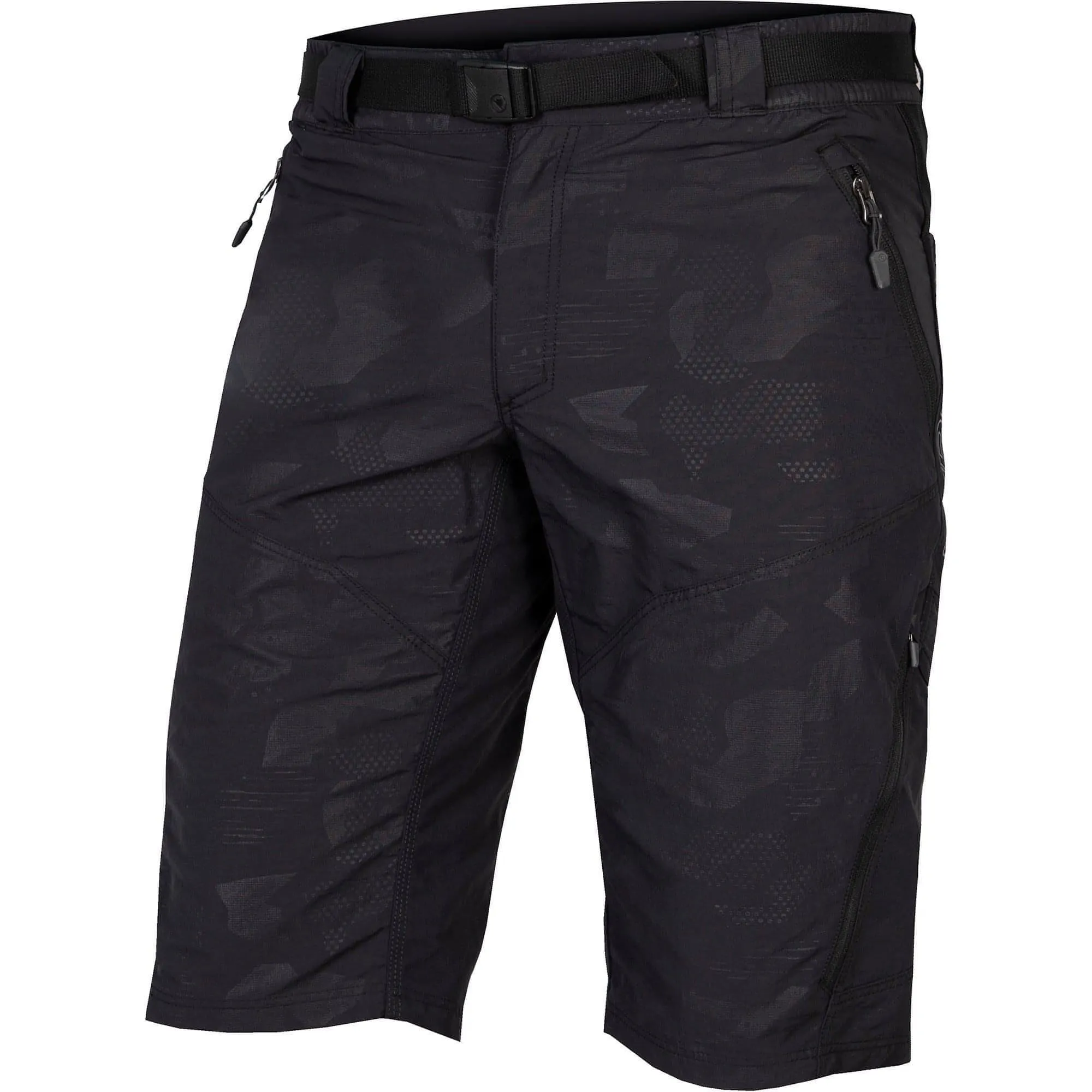 Endura Hummvee Mens Baggy Cycling Shorts With Liner - Black Comfort Cushion Eco - friendly