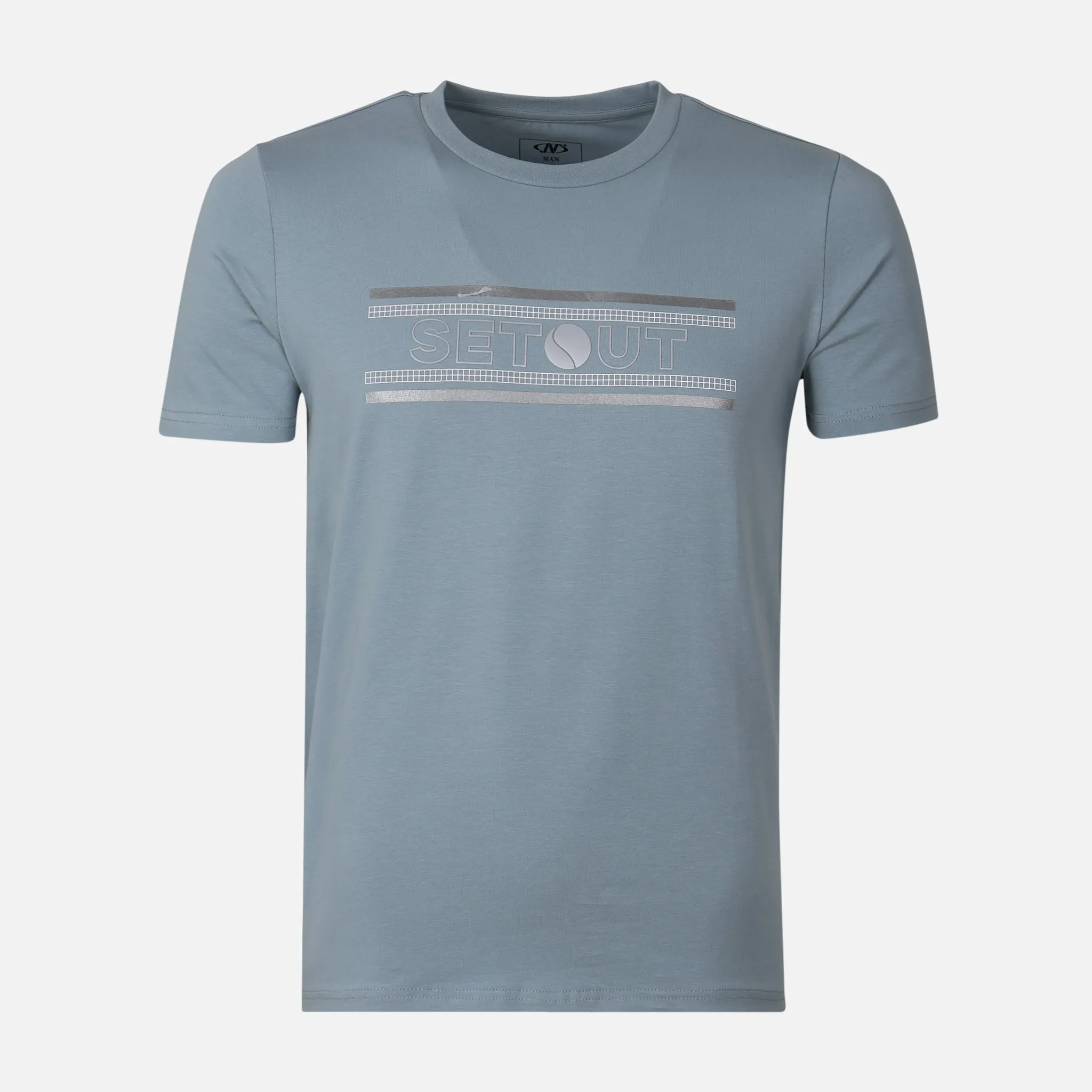 MEN T-SHIRT ROUND NECK REGULAR FIT Halo Glow Storm Core