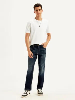 Parent Style Evening Stroll Festival Outfit Home Comfort Teen Outfit Men's 511 Navy Blue Slim Fit Mid Rise Jeans